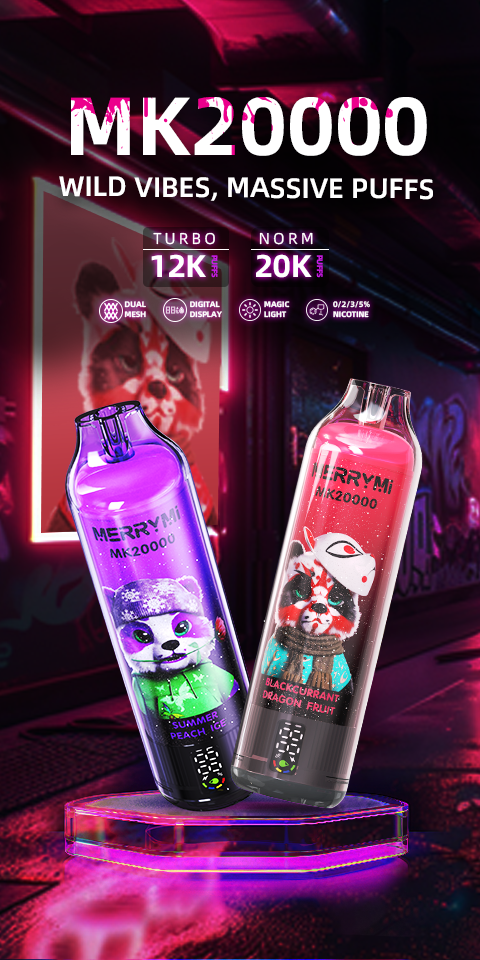 E-papierosy MERRY MI MK 20 000: Czy 20 mg nikotyny to dużo?